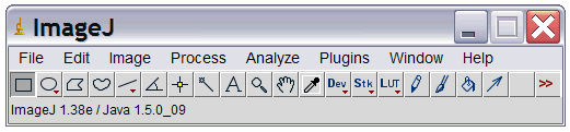 ImageJ main toolbar