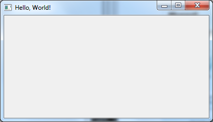 Hello, World - from PyQt
